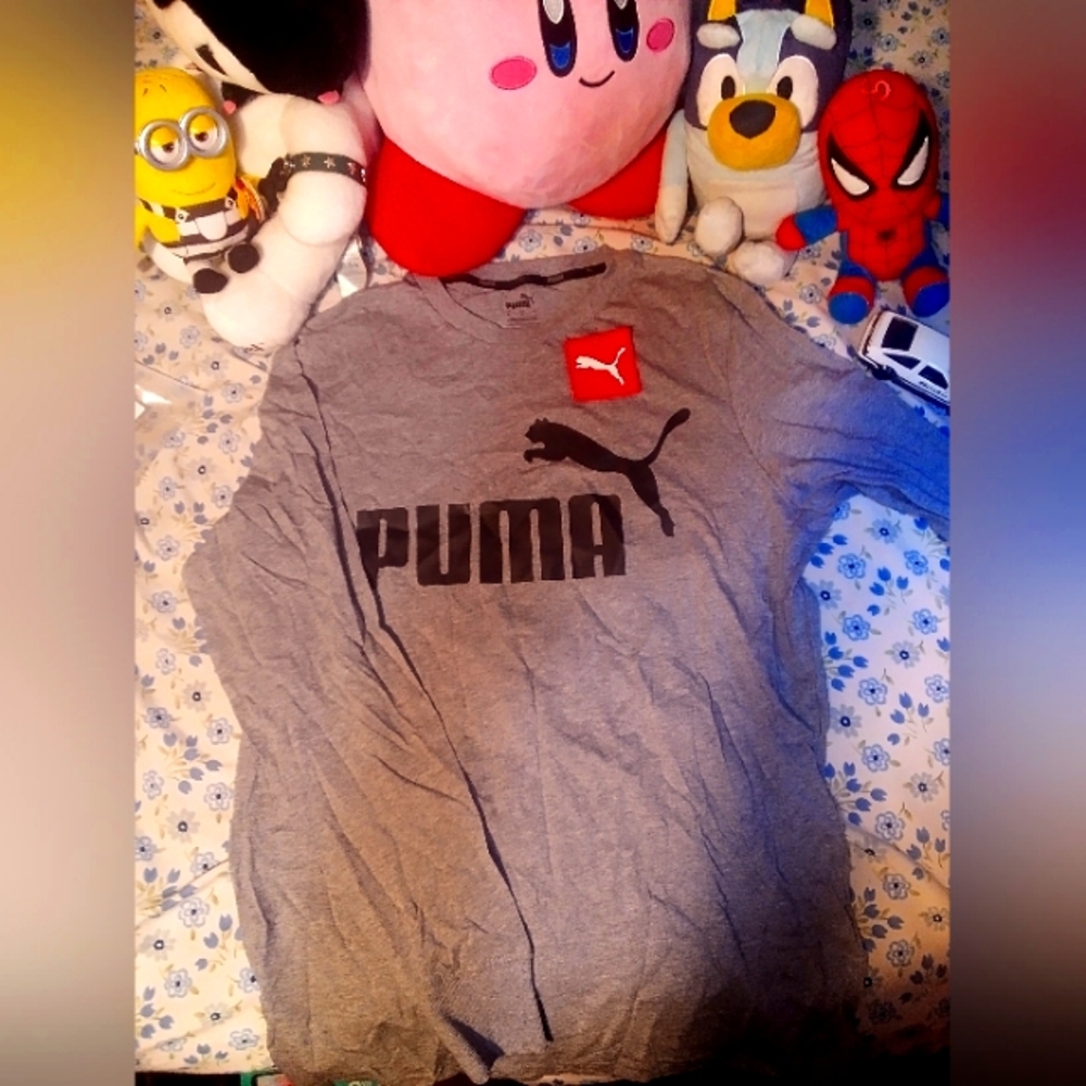 Puma Gray Long-Sleeve